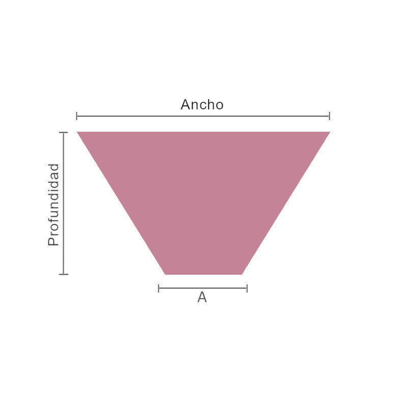 Cojín para silla trapezoidal a medida
