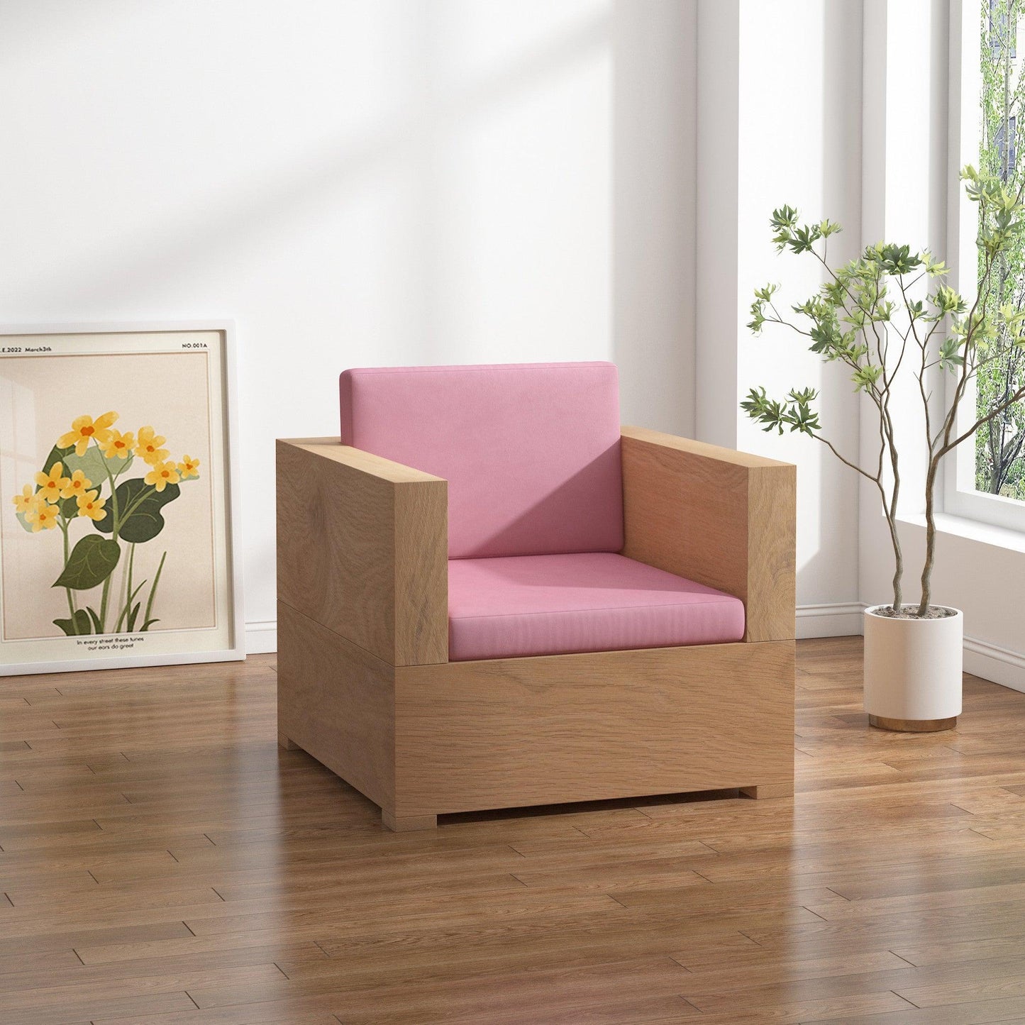Cojines de suelo para interior y cojines de lounge con respaldo