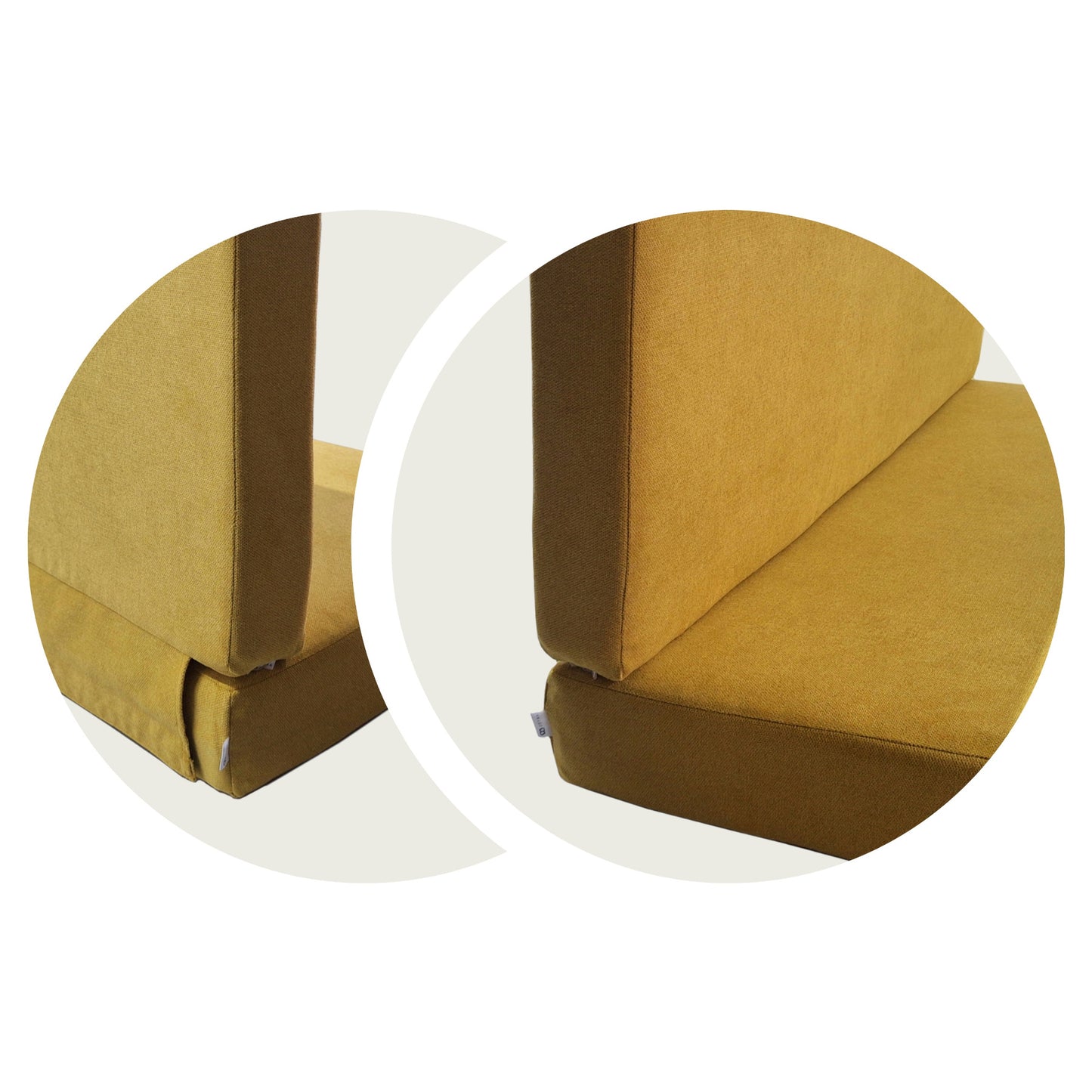 Cojín de asiento con respaldo