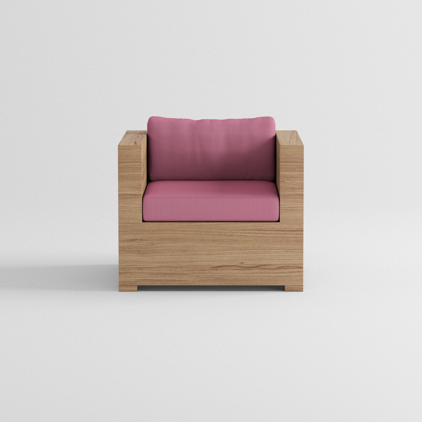 Cojín de asiento Lounge con cojín de respaldo suelto