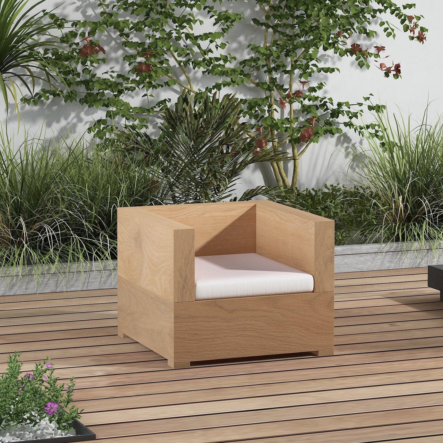 Cojines de descanso y lounge para exterior
