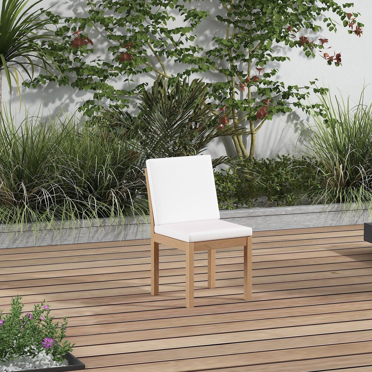 Cojín para silla de exterior a medida