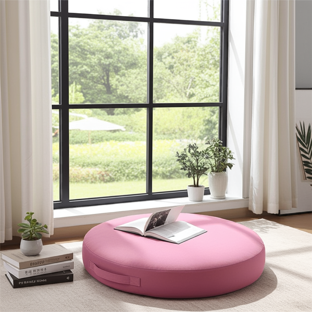 Runde Bodenkissen nach Mass