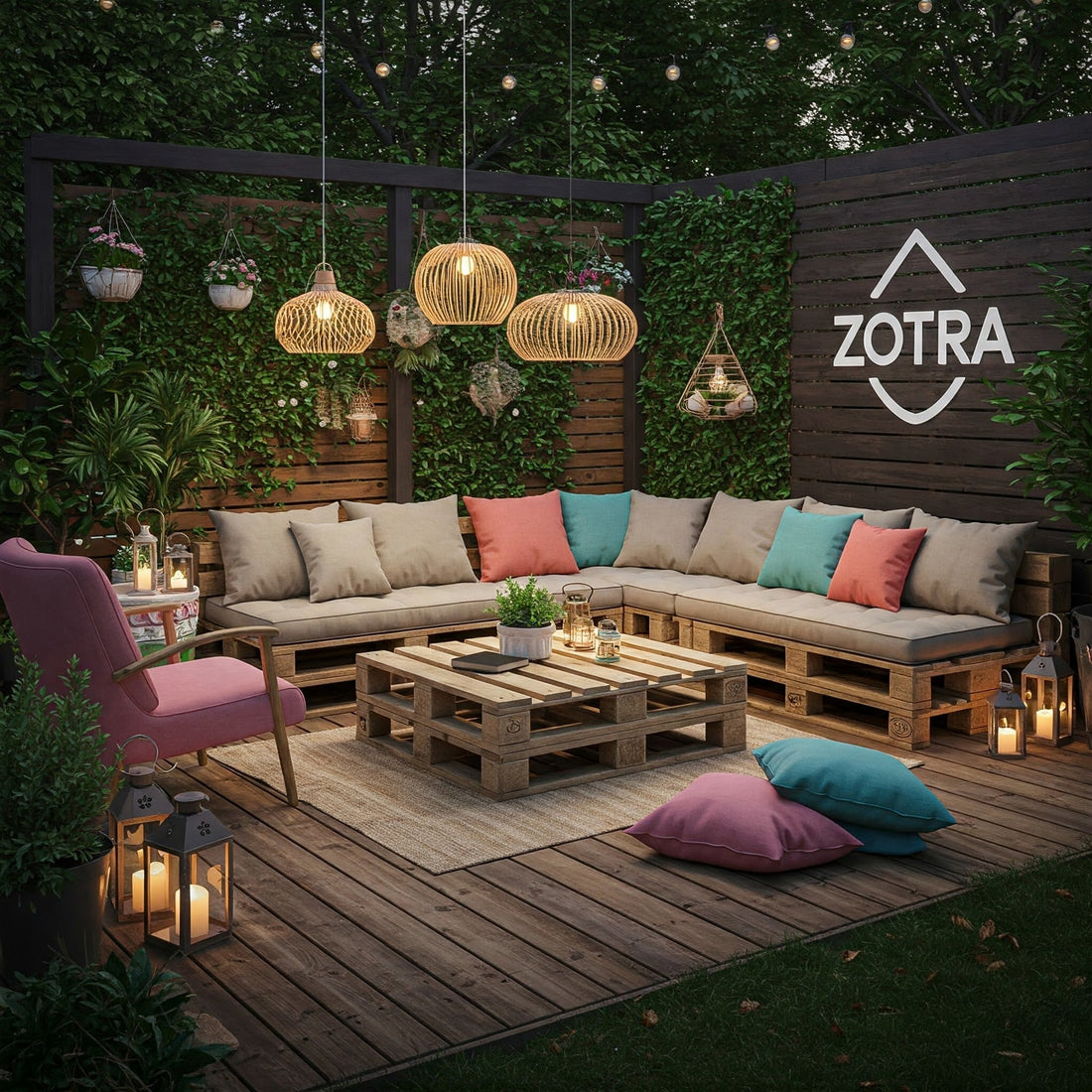 Outdoor Palettenkissen nach Maß