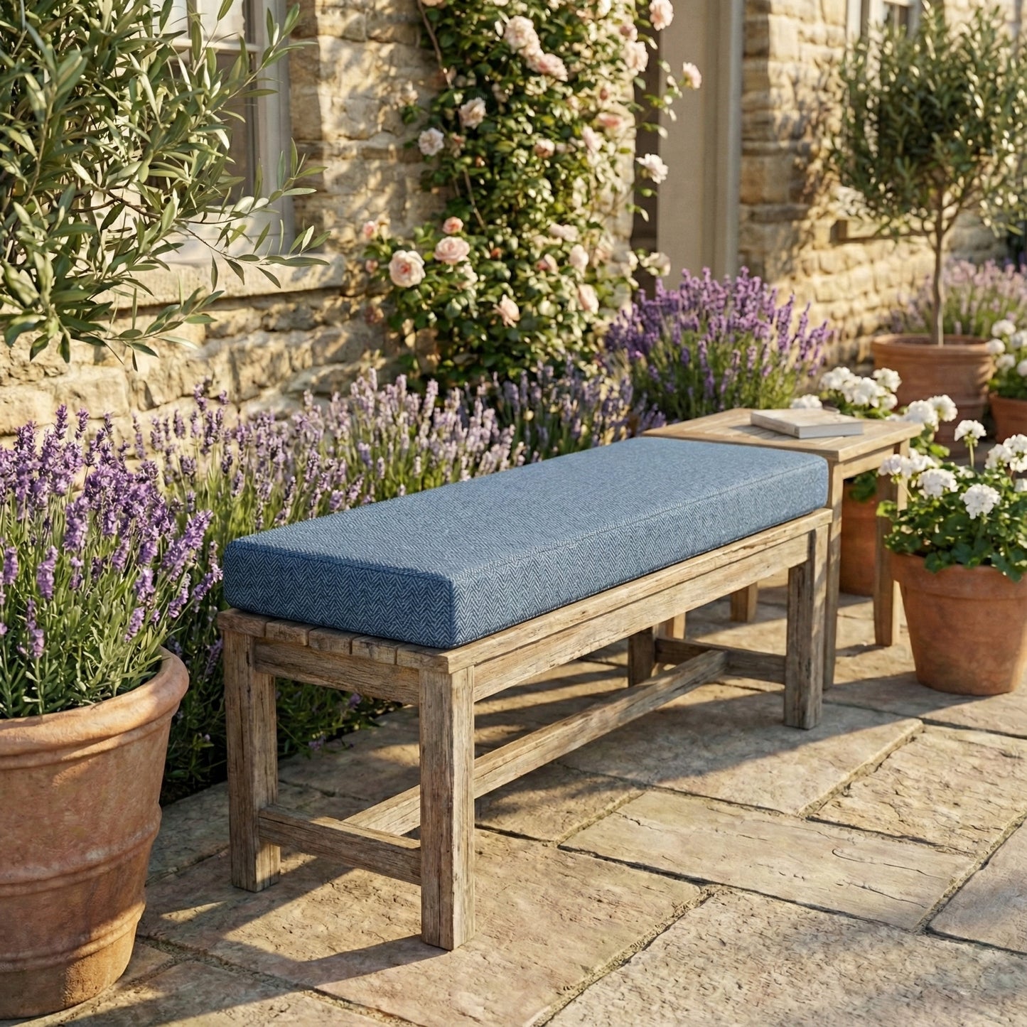 Cojín para banco a medida - Exterior