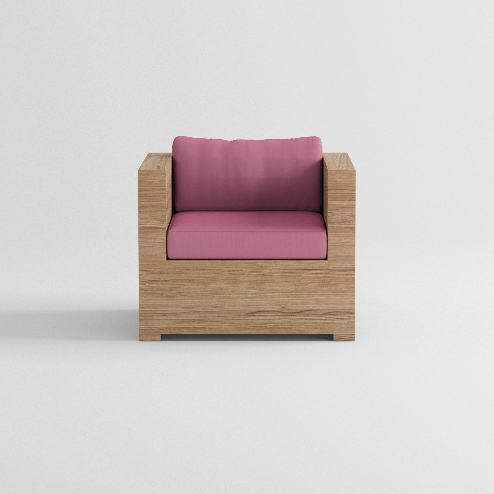 Cojín de asiento Lounge con cojín de respaldo suelto