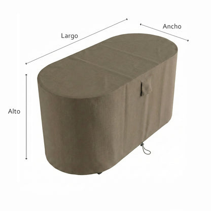 Funda Mesa Jardín Ovalada a Medida