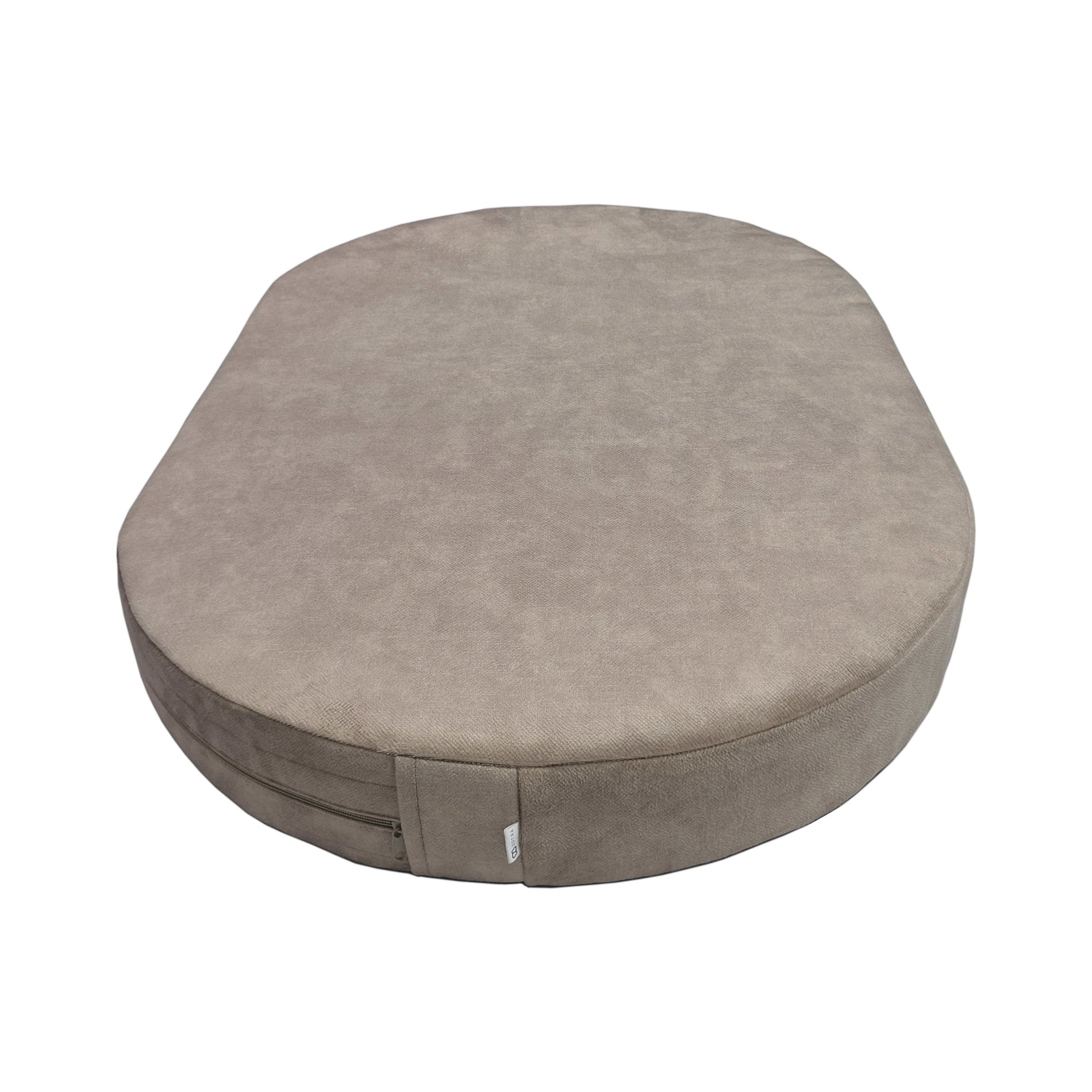 Cojín de asiento ovalado a medida