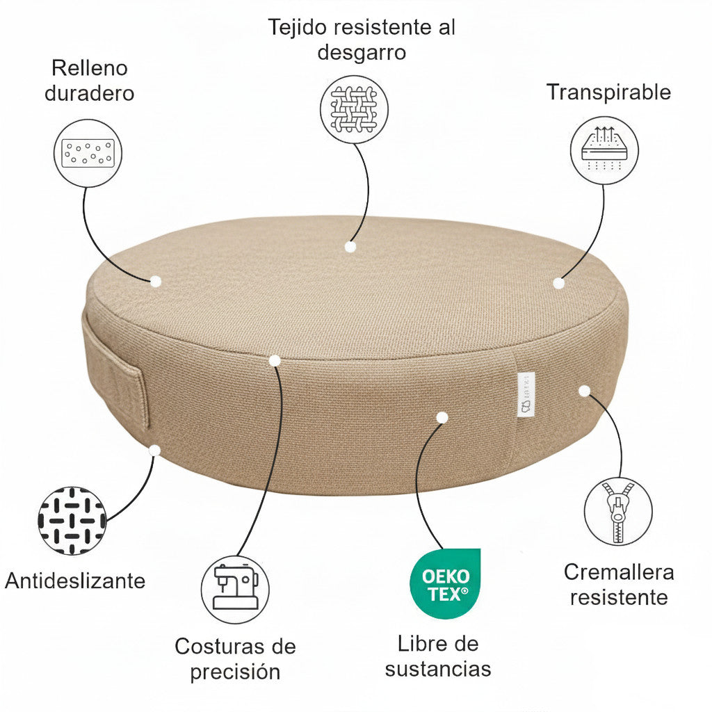 Redondos Cojines de Suelo - Interior