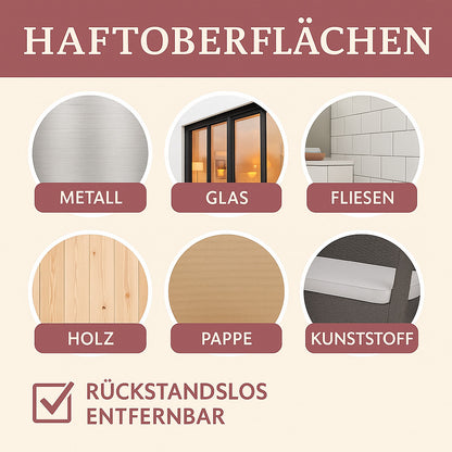Selbstklebende Klettverschlüsse Haftoberflächen