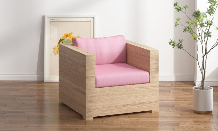 Cojín de asiento Lounge con cojín de respaldo suelto