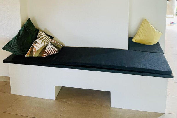 Cojines de asiento y de banco para chimenea